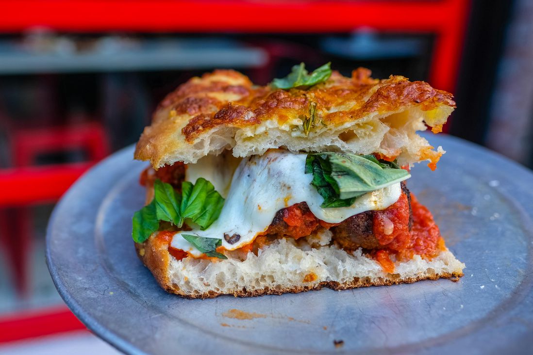 The Meatball Parm in all of its glory